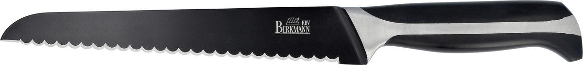 BROTMESSER Laib & Seele Edelstahl  - Schwarz, KONVENTIONELL, Metall (33,4/3,4/2,2cm) - Birkmann