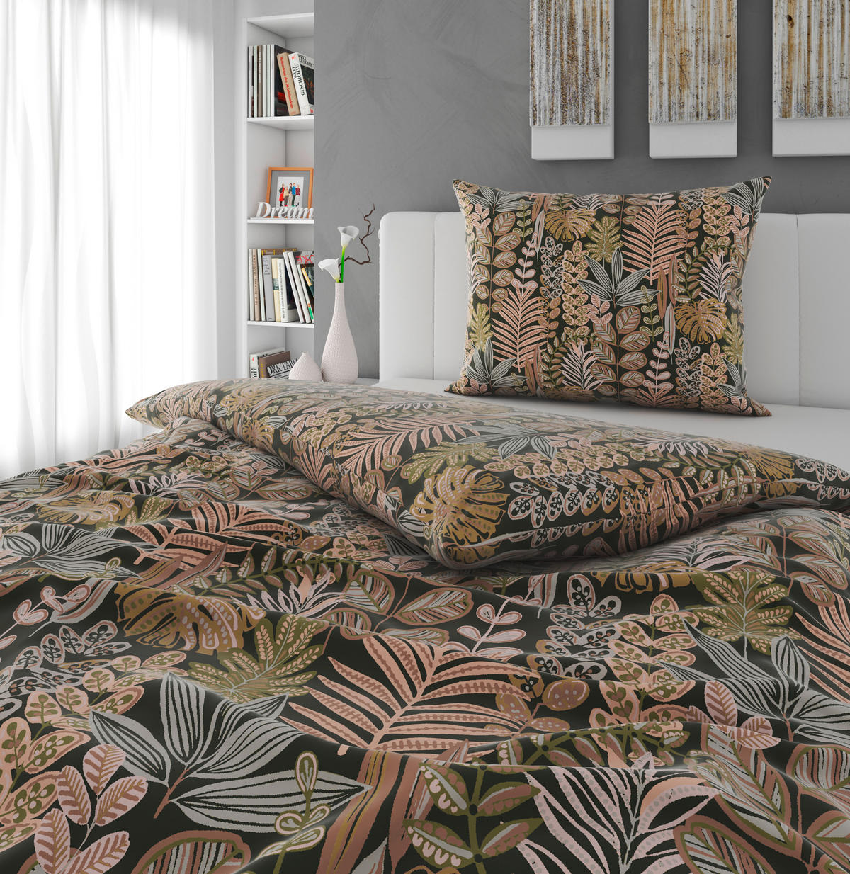 BETTWÄSCHE Satin 140/200 cm  - Multicolor, Trend, Textil (140/200cm) - Novel