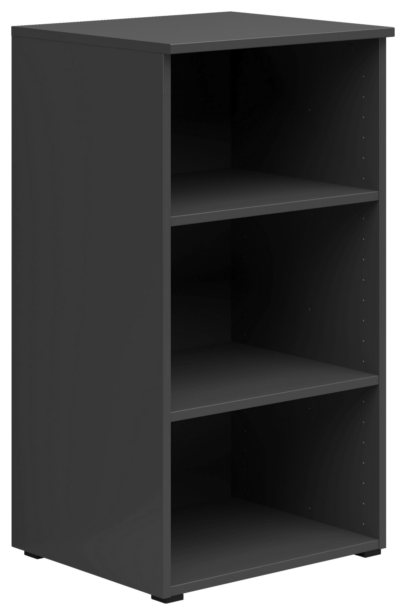 REGAL Graphitfarben  - Anthrazit/Graphitfarben, MODERN, Holzwerkstoff/Kunststoff (45/83/40cm) - Carryhome