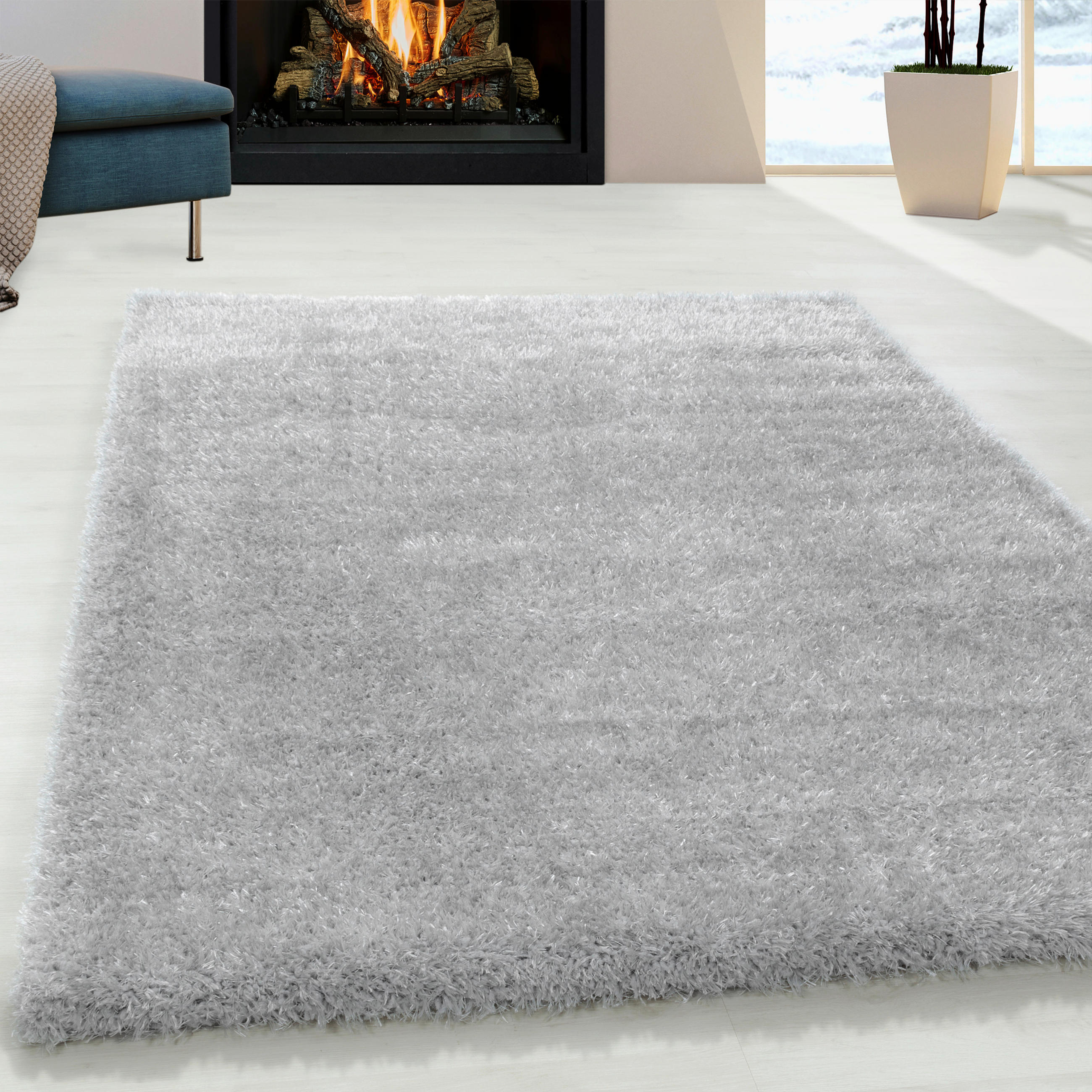 LÄUFER 80/250 cm Silberfarben - Silberfarben, Basics, Textil (80/250cm) - Novel