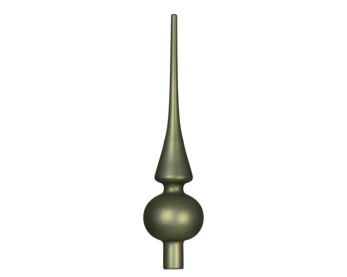 CHRISTBAUMSPITZE  - KONVENTIONELL, Glas (6,00/6,00/26,00cm)