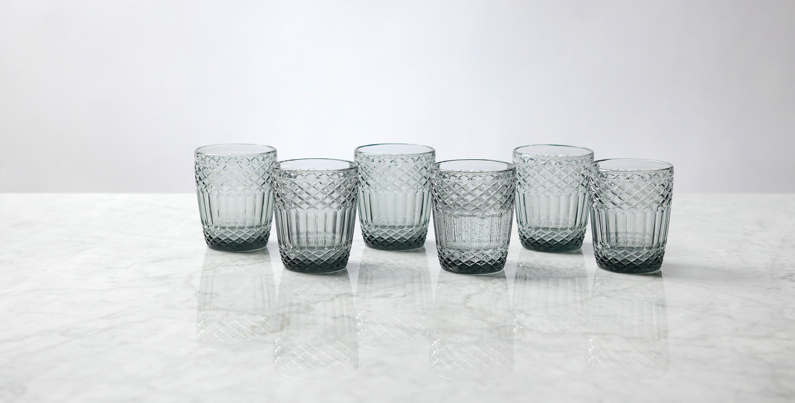 WASSERGLAS 300 ml  - Schwarz, Trend, Glas (8/10cm) - Novel