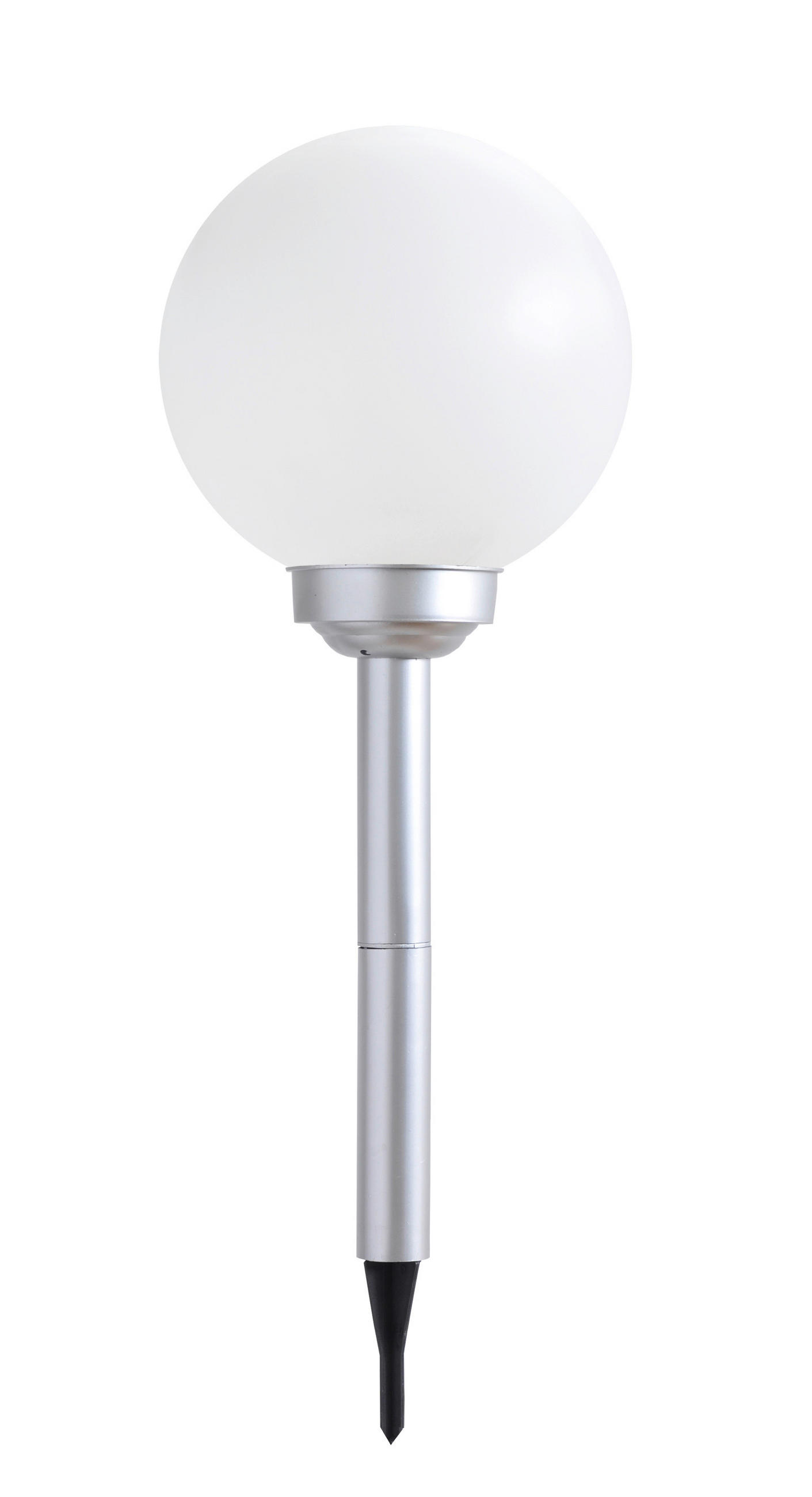 SVJETILJKA SOLARNA SOLAR  - bijela/srebrne boje, Basics, plastika (20/52cm)