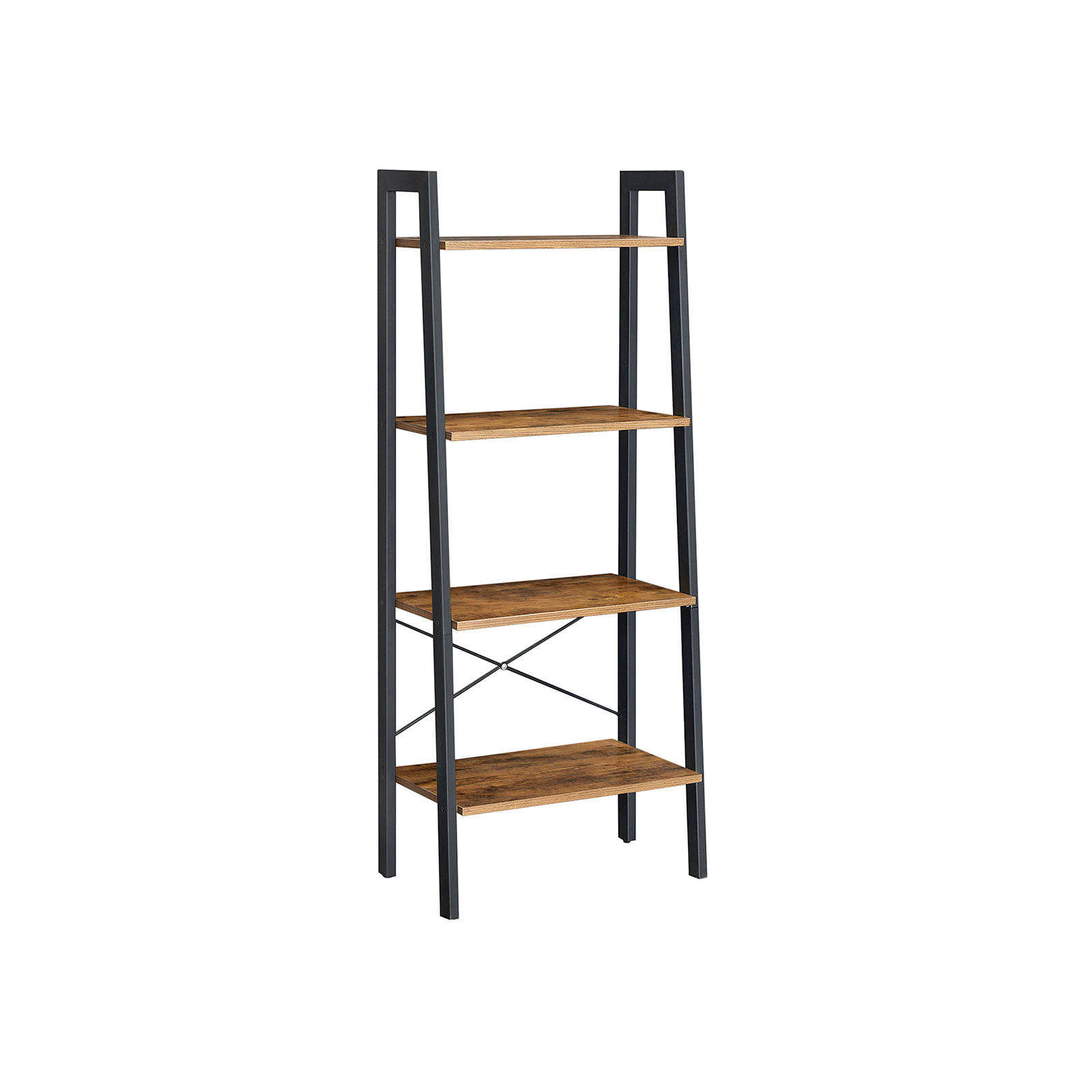 REGÁL, hnědá, černá, 56/137,5/34 cm - černá/hnědá, Basics, kompozitní dřevo (56/137,5/34cm) - Boxxx