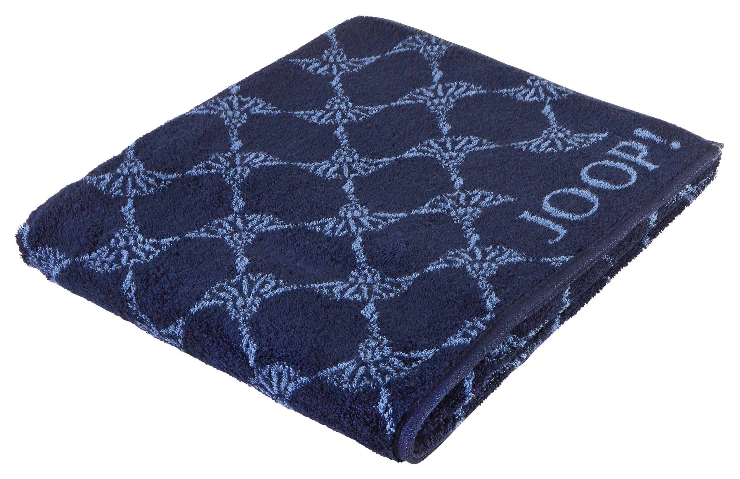 DUSCHTUCH Cornflower 80/150 cm  - Dunkelblau, Design, Textil (80/150cm) - Joop!