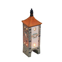 DEKOHAUS  - Rot/Braun, Basics, Keramik (8/32/8cm)