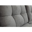 SCHLAFSOFA  mit Liegefunktion, Schlafen auf Sitzhöhe, Rücken echt Chenille Graphitfarben  - Schwarz/Graphitfarben, KONVENTIONELL, Textil/Metall (203/94/96cm) - Carryhome