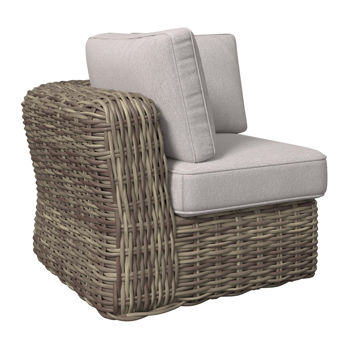 LOUNGEGARNITUR   266/73/266 cm Akazie Aluminium  - Naturfarben, Natur, Holz/Kunststoff (266/73/266cm) - Ambia Garden