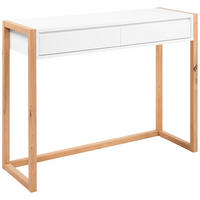 KONSOLENTISCHHolzwerkstoff 100/35/75 cm   - Weiss/Eiche Artisan, Design, Holzwerkstoff (100/35/75cm) - MID.YOU