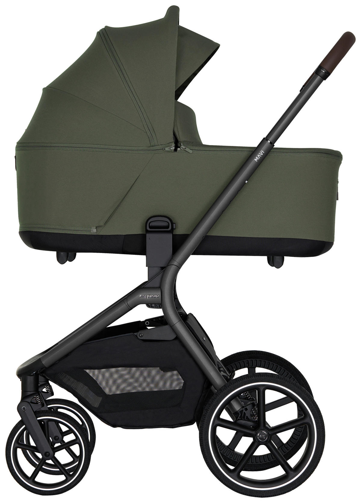 KOMBIKINDERWAGEN Mavi  - Olivgrün, Trend, Textil/Metall (92/55/110,5cm)