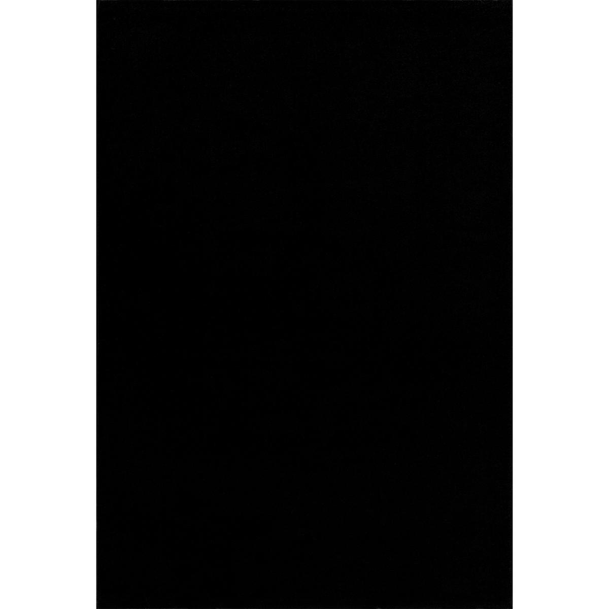 LÄUFER 80/200 cm Uni  - Schwarz, LIFESTYLE, Kunststoff/Textil (80/200cm) - Novel