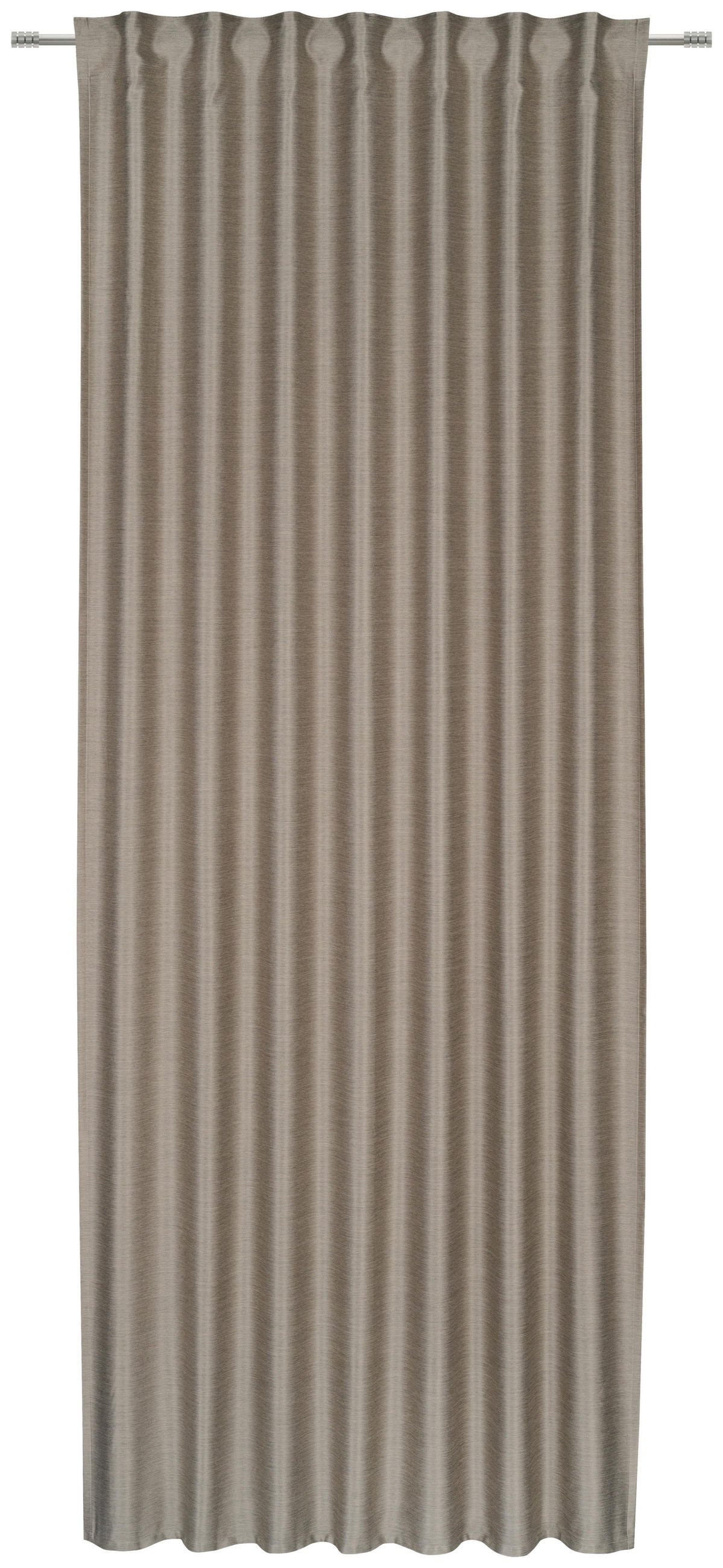 Dieter Knoll Fertigvorhang Rovita Grau 140x260 cm