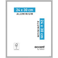 BILDERRAHMEN 24/30 cm  - Silberfarben, Basics, Metall (24/30cm) - Nielsen