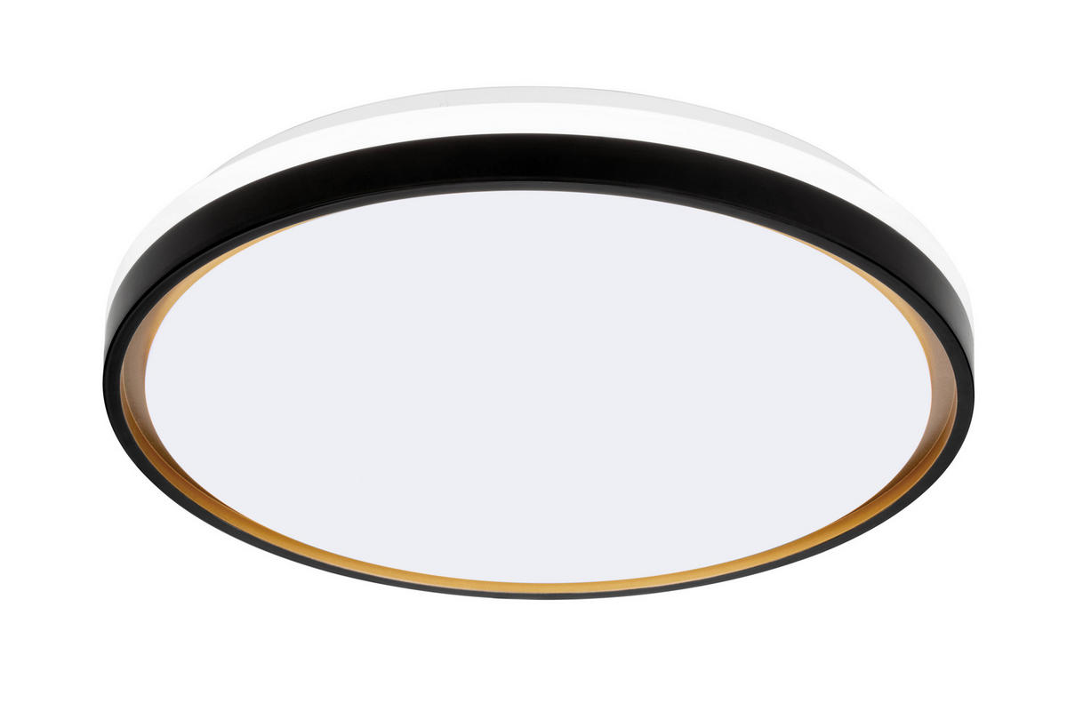 LED SVJETILJKA STROPNA  - bijela/zlatne boje, Basics, metal/plastika (49/6,7cm) - Novel