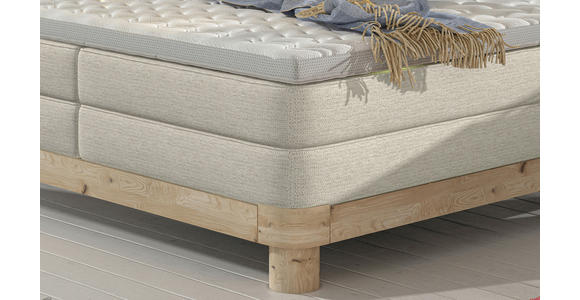 BOXSPRINGBETT 160/200 cm in Naturfarben - Eichefarben/Naturfarben, Natur, Holz/Textil (160/200cm) - Valnatura