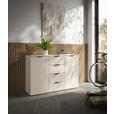 SIDEBOARD  in 135/90/40 cm  - Kaschmir/Schwarz, Basics, Holzwerkstoff/Kunststoff (135/90/40cm) - Carryhome