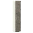 AKTENSCHRANK Anthrazit, Weiß  - Anthrazit/Weiß, KONVENTIONELL, Holzwerkstoff (40/220,5/41,9cm) - Moderano