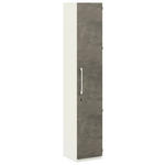 AKTENSCHRANK Anthrazit, Weiß  - Anthrazit/Weiß, KONVENTIONELL, Holzwerkstoff (40/220,5/41,9cm) - Moderano