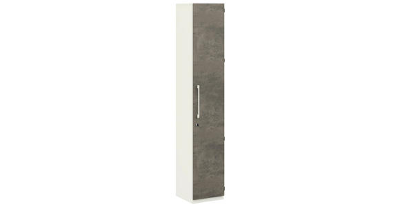 AKTENSCHRANK Anthrazit, Weiß  - Anthrazit/Weiß, KONVENTIONELL, Holzwerkstoff (40/220,5/41,9cm) - Moderano