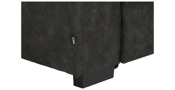 ECKSOFA in Lederlook Anthrazit  263/230 cm  - Anthrazit/Schwarz, MODERN, Kunststoff/Textil (263/230cm) - Hom`in