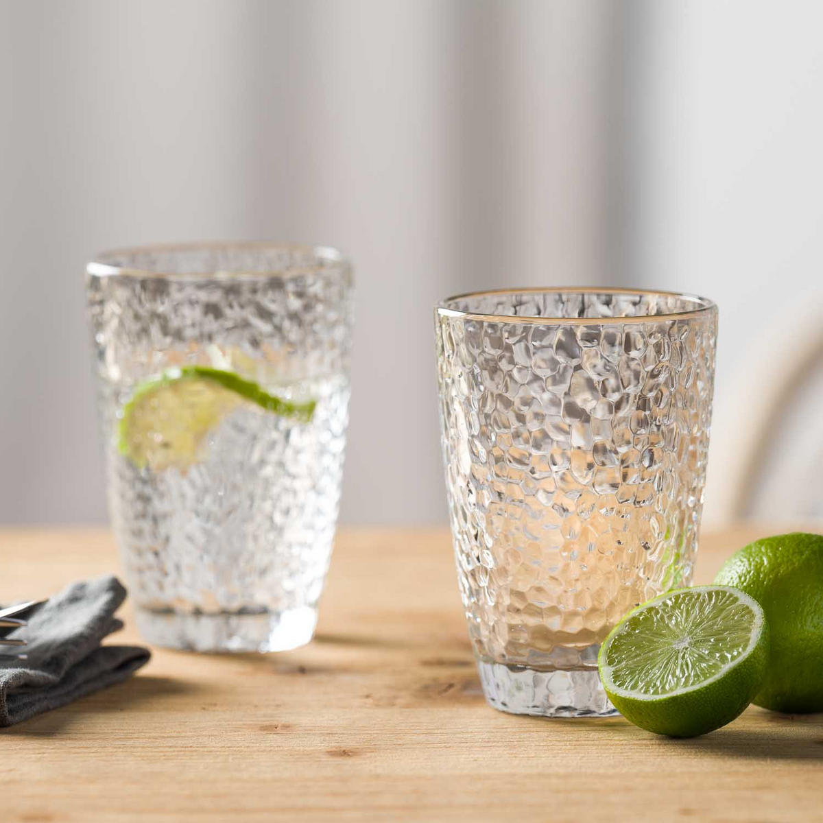 GLÄSERSET Matera 4-teilig  - Transparent, Natur, Glas (8,4/12/8,4cm) - Leonardo