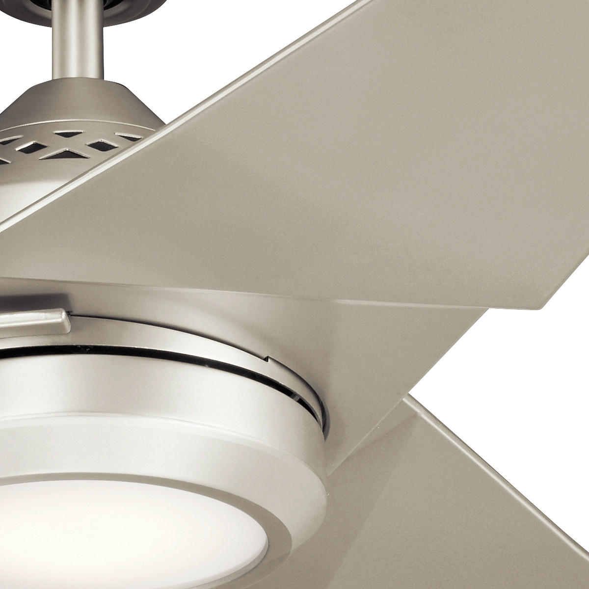DECKENVENTILATOR  152/35 cm    - Silberfarben/Nickelfarben, Basics, Kunststoff/Metall (152/35cm) - Elstead Lighting