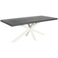 TISCHGESTELL in Metall 160/70/72 cm - Creme, Design, Metall (160/70/72cm) - Landscape