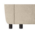 SCHLAFSOFA  in Chenille Beige  - Beige/Schwarz, KONVENTIONELL, Kunststoff/Textil (161/90/108cm) - Carryhome