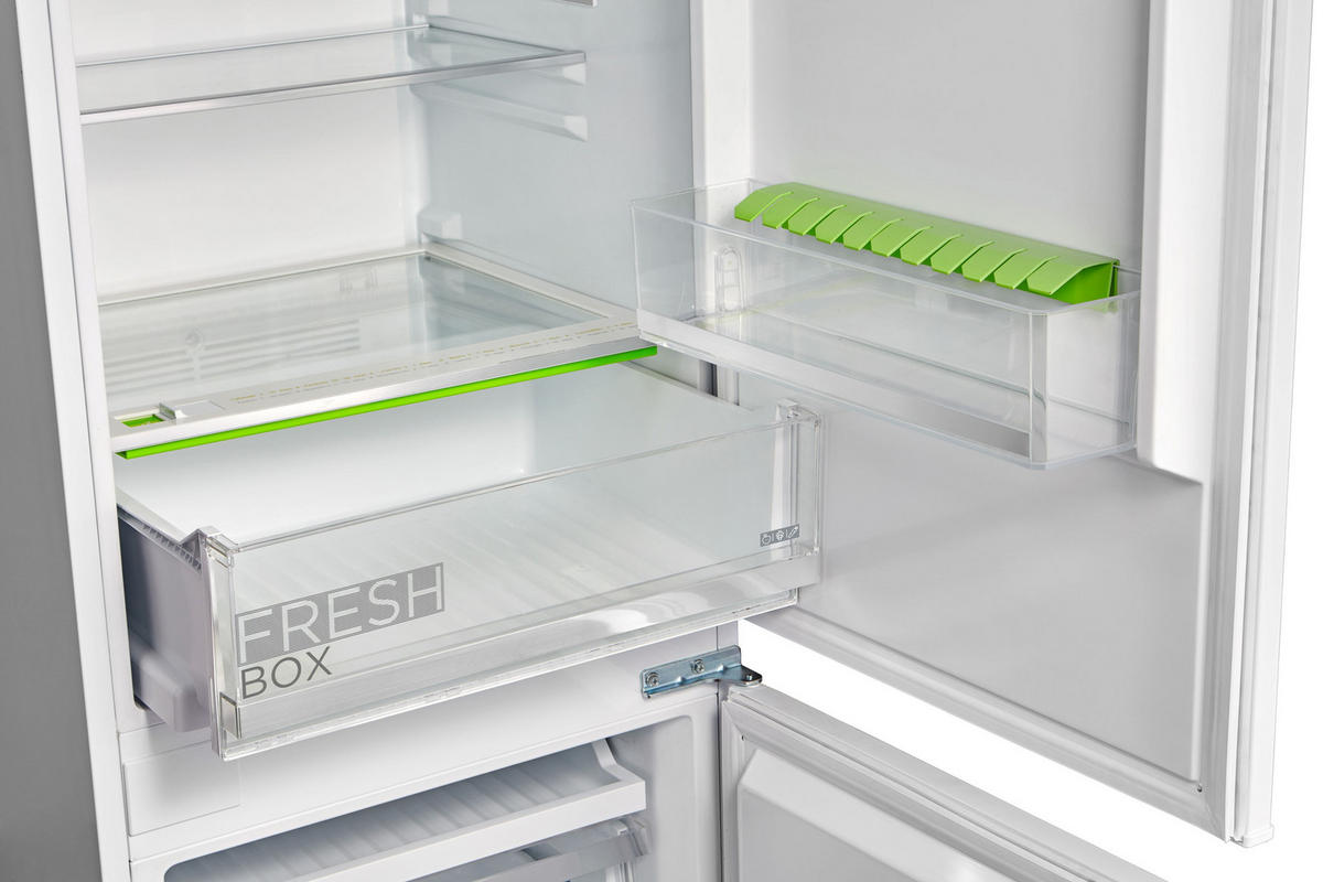 KÜHL-GEFRIER-KOMBINATION KG178FENF  - Weiß, Basics, Metall (54/54,5/177cm) - Midea