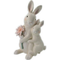 IEPURE PAȘTE - roz aprins/alb, Lifestyle, plastic (13,7/25/11,8cm)