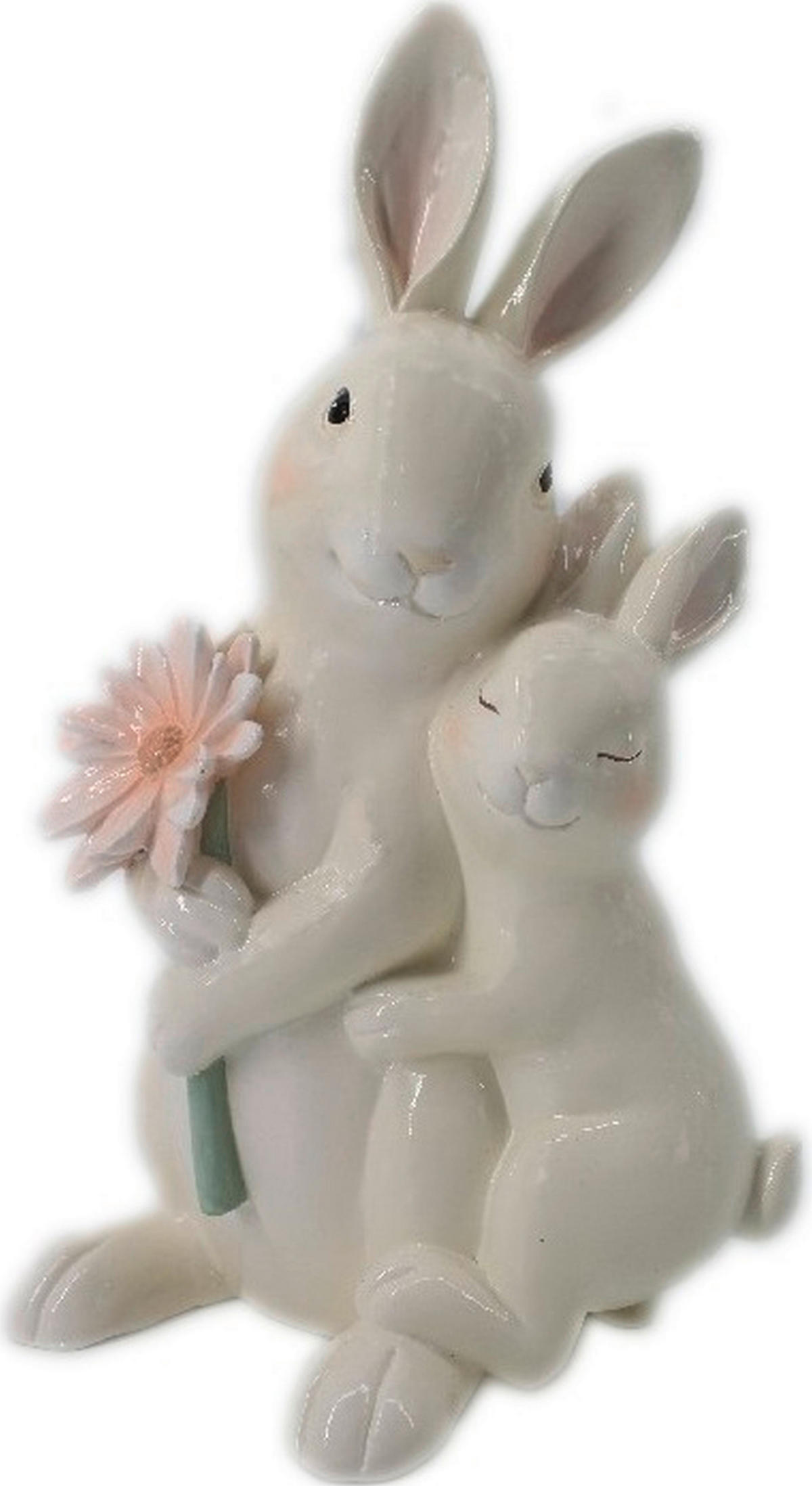 IEPURE PAȘTE - roz aprins/alb, Lifestyle, plastic (13,7/25/11,8cm)
