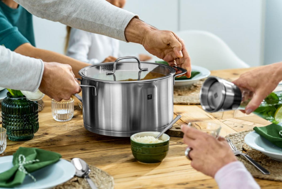 KOCHTOPFSET TrueFlow 6-teilig  - Edelstahlfarben, Basics, Metall - Zwilling