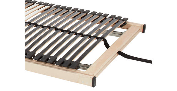 Lattenrost 90x200 cm - Schwarz/Weiß, Holz (90/200cm) - Primatex