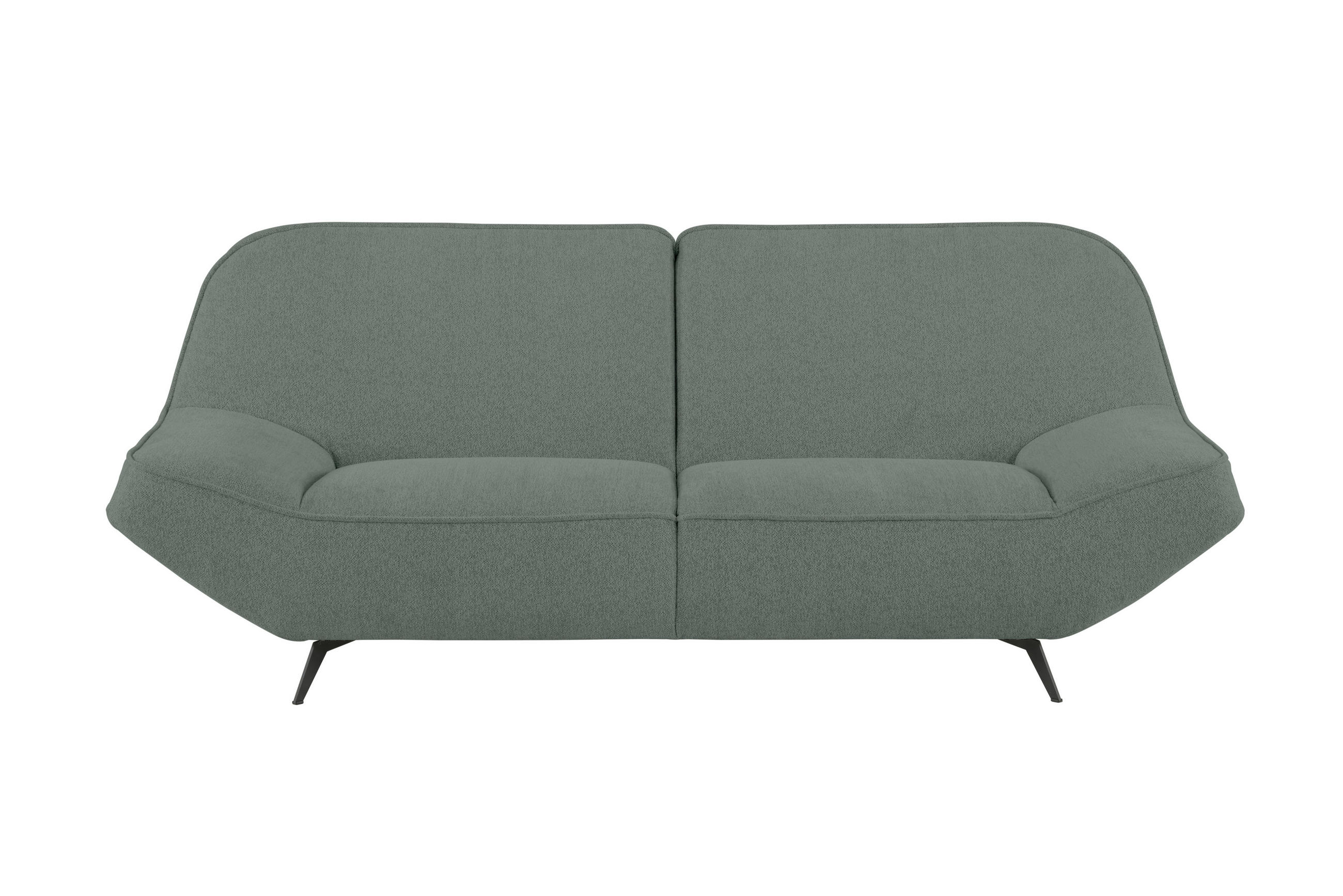 3-SITZER-SOFA Chenille Grau  - Grau, Design, Textil (223/87/96cm) - MID.YOU