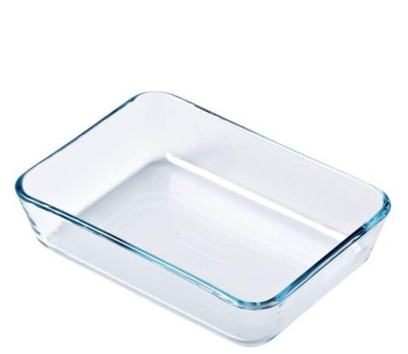 Ugnsform,för airfryer   - transparent, Basics, glas (19/14cm) - Pyrex