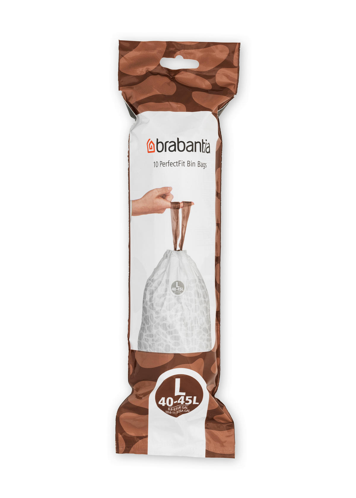 SZEMETESZSÁK  - fehér, Basics, műanyag (45l) - Brabantia