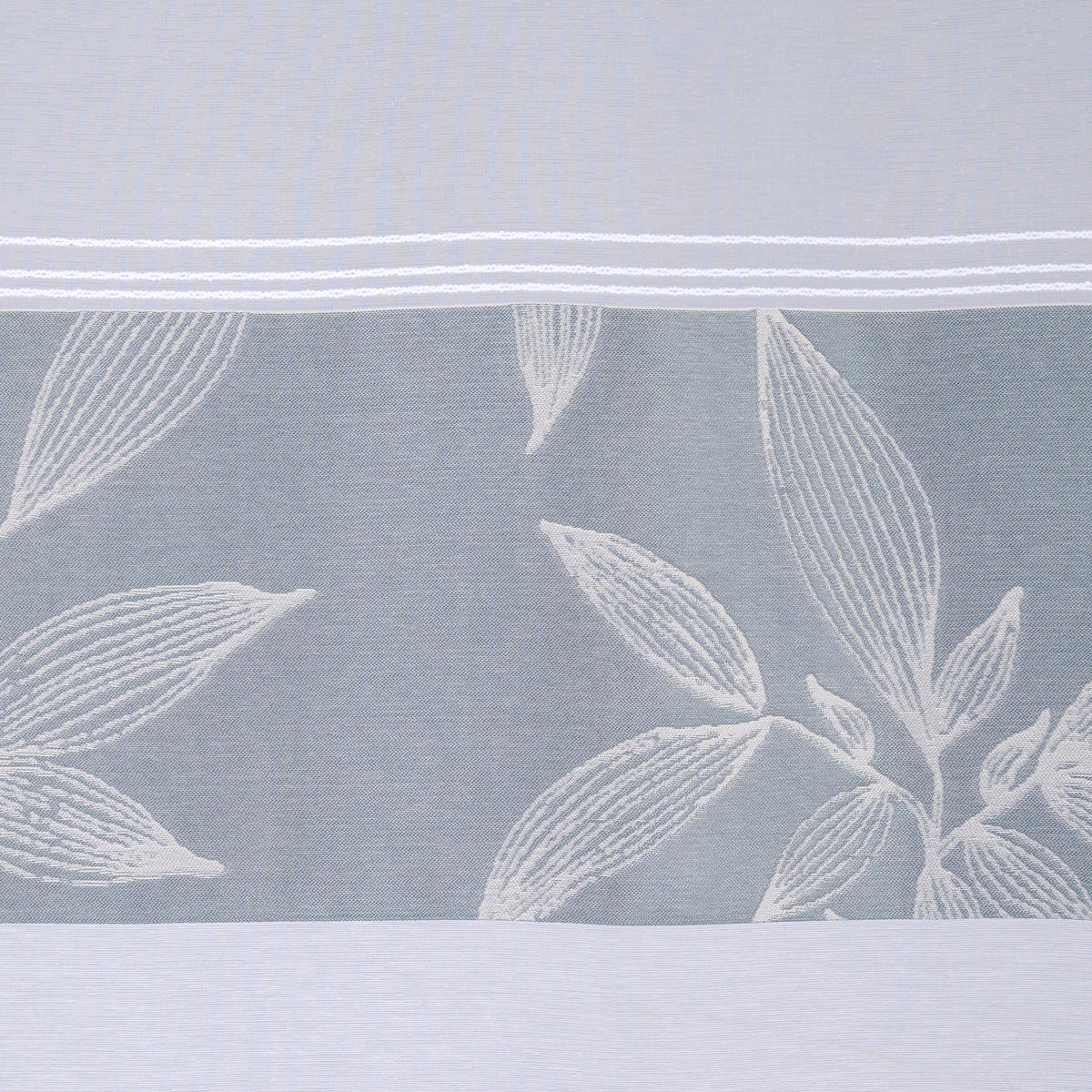 FERTIGVORHANG halbtransparent  - Blau, Design, Textil (140/255cm) - Novel