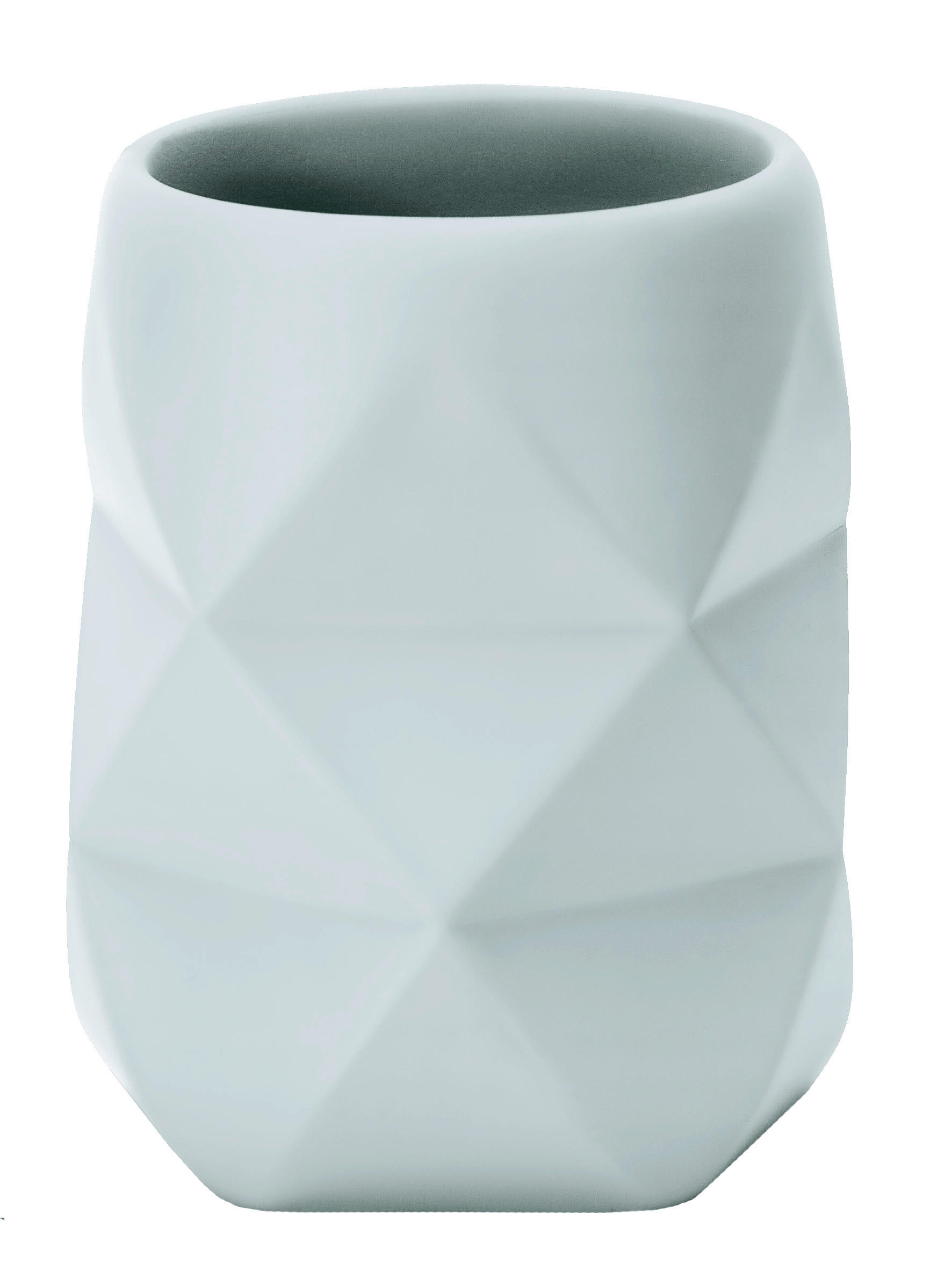 ZAHNPUTZBECHER Stein - Mintgrün, Konventionell, Stein (8,00/10,00cm) - Kleine Wolke