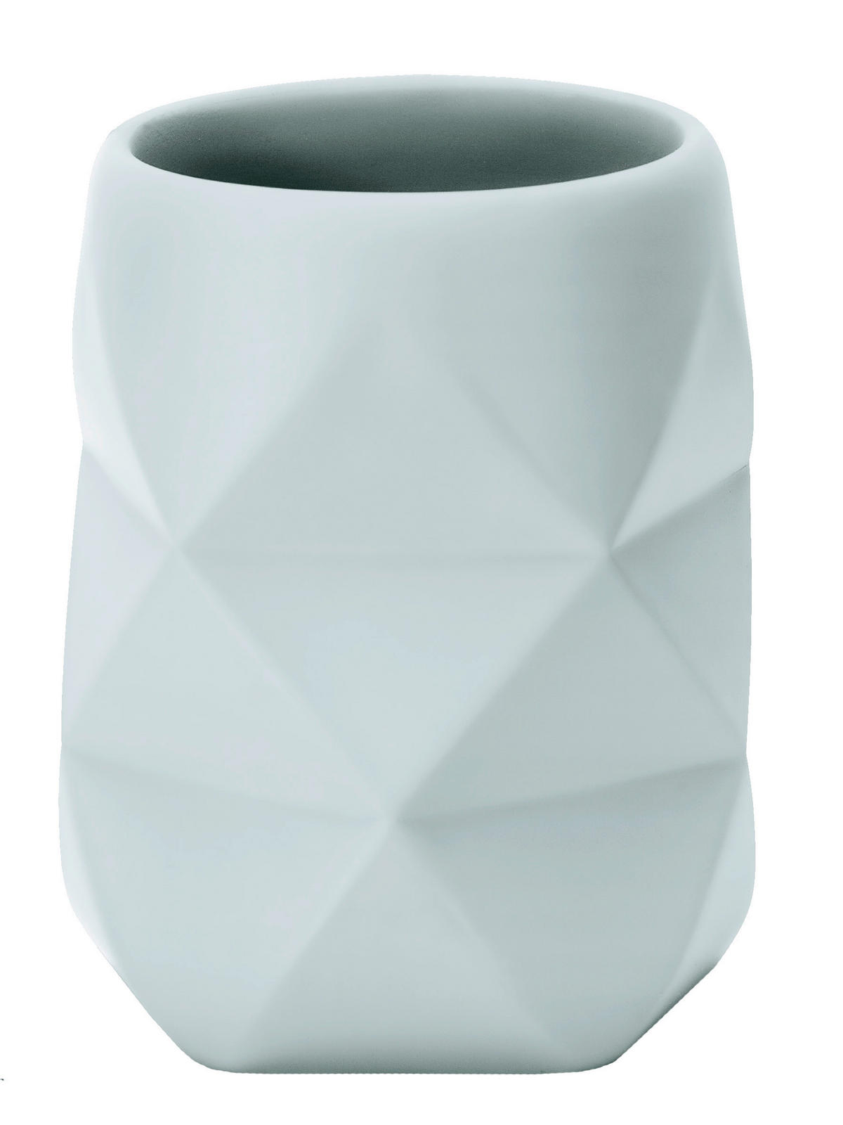 ZAHNPUTZBECHER Stein  - Mintgrün, Konventionell, Stein (8,00/10,00cm) - Kleine Wolke