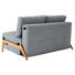 SCHLAFSOFA in Holz, Metall, Textil Grau - Sandfarben/Eichefarben, MODERN, Holz/Textil (147/67/96cm) - Innovation SCHLAFSOFA in Holz, Metall, Textil Grau - Sandfarben/Eichefarben, MODERN, Holz/Textil (147/67/96cm) - Innovation