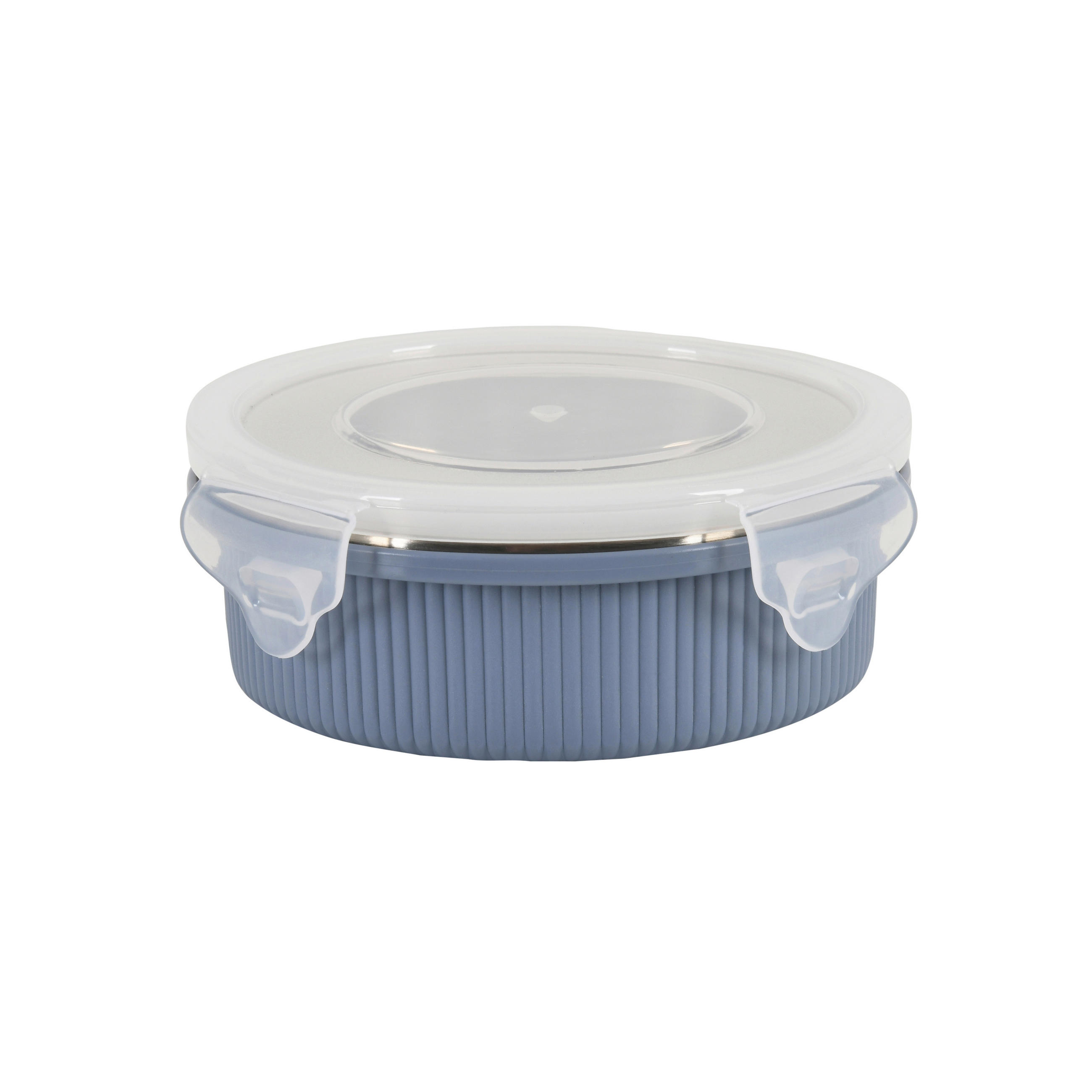 DÓZA NA POTRAVINY  - modrá/čiré, Basics, kov/plast (13,7/5cm) - Homeware Profession.