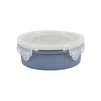DÓZA NA POTRAVINY  - modrá/čiré, Basics, kov/plast (13,7/5cm) - Homeware Profession.