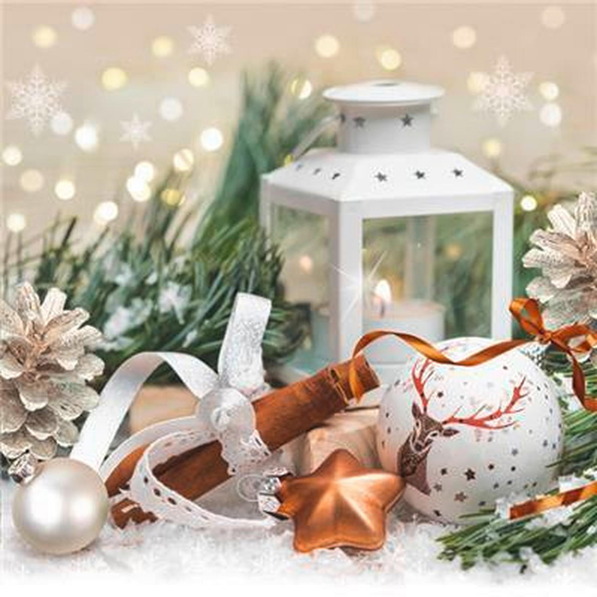 SADA UBROUSKŮ 30 ks - vícebarevná, Lifestyle, papír (40/40cm) - X-Mas