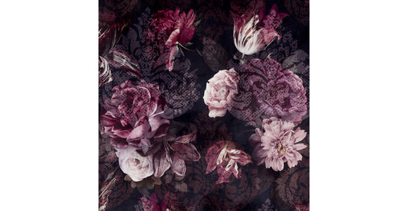 DEKOSTOFF per lfm Verdunkelung - Dunkelrot, Design, Textil (145cm) - Esposa