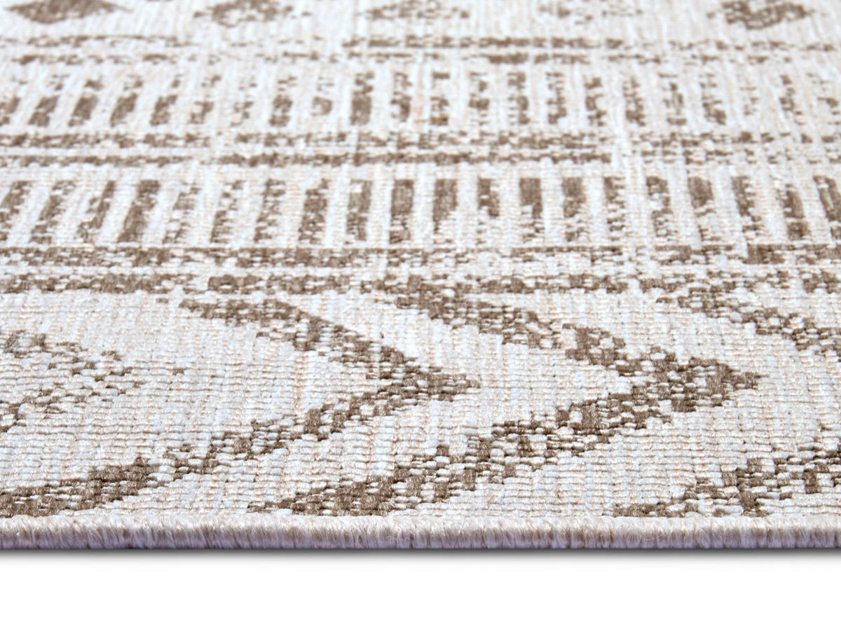 OUTDOORTEPPICH 80/150 cm Twin Supreme Creme, Cappuccino  - Creme/Cappuccino, Design, Kunststoff (80/150cm)