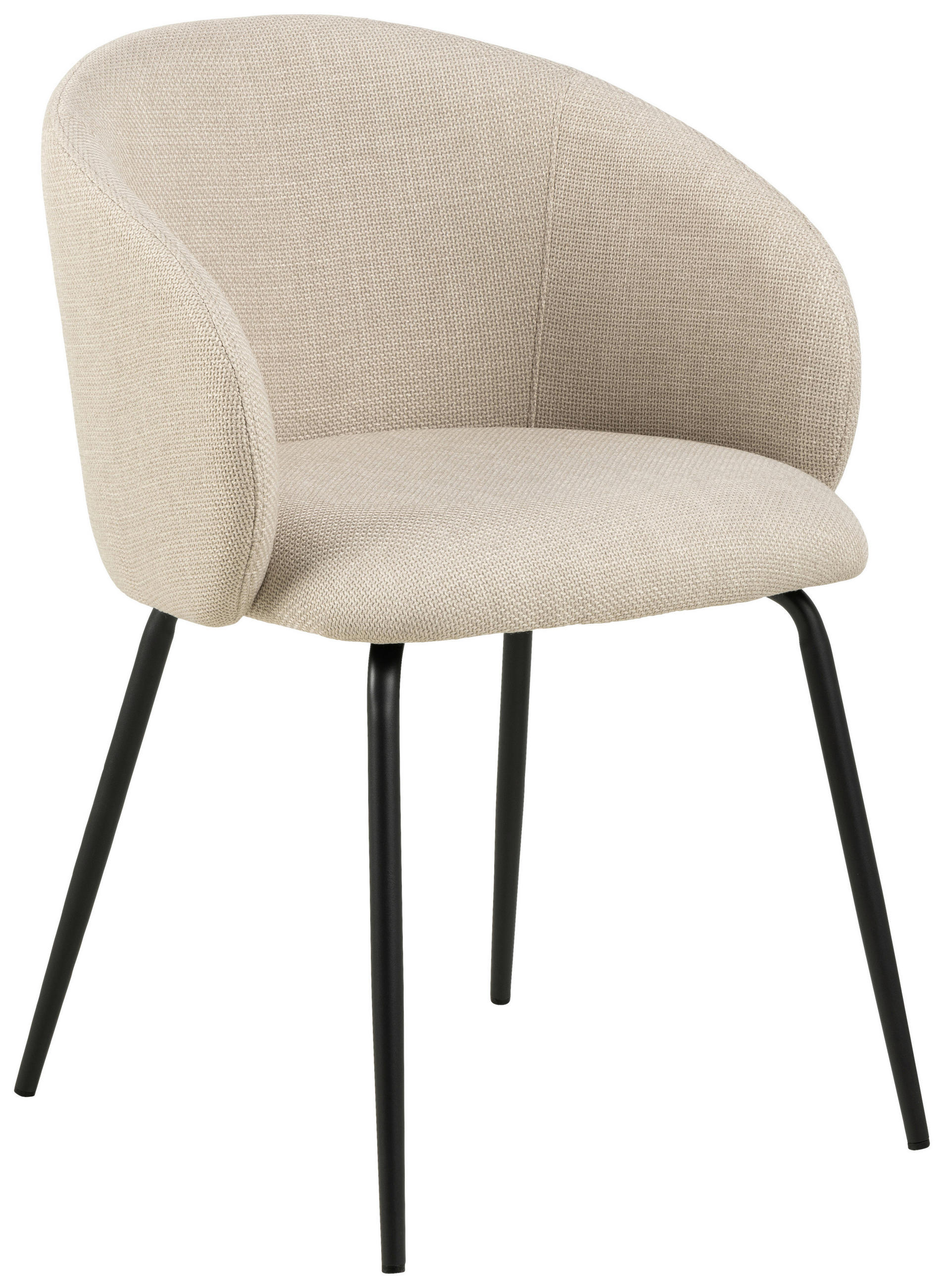 P & B ŽIDLE S PODRUČKAMI, tkaná látka, béžová