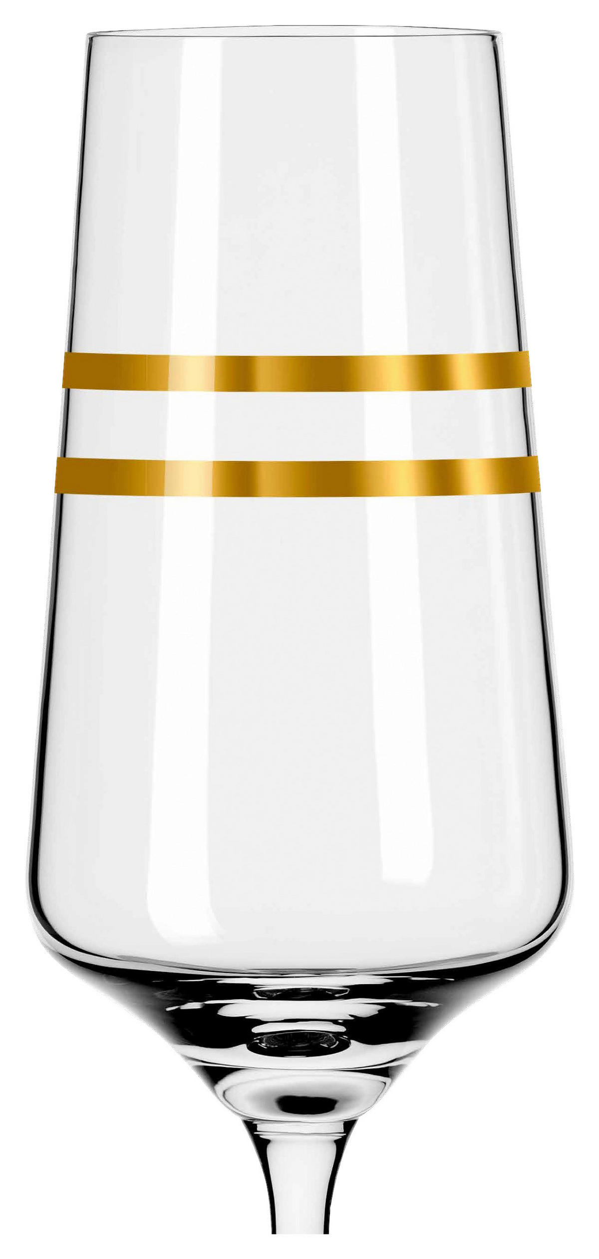 CHAMPAGNERGLAS Celebration Deluxe 230 ml 2-teilig  - Goldfarben, Glas (0,23cm) - Ritzenhoff