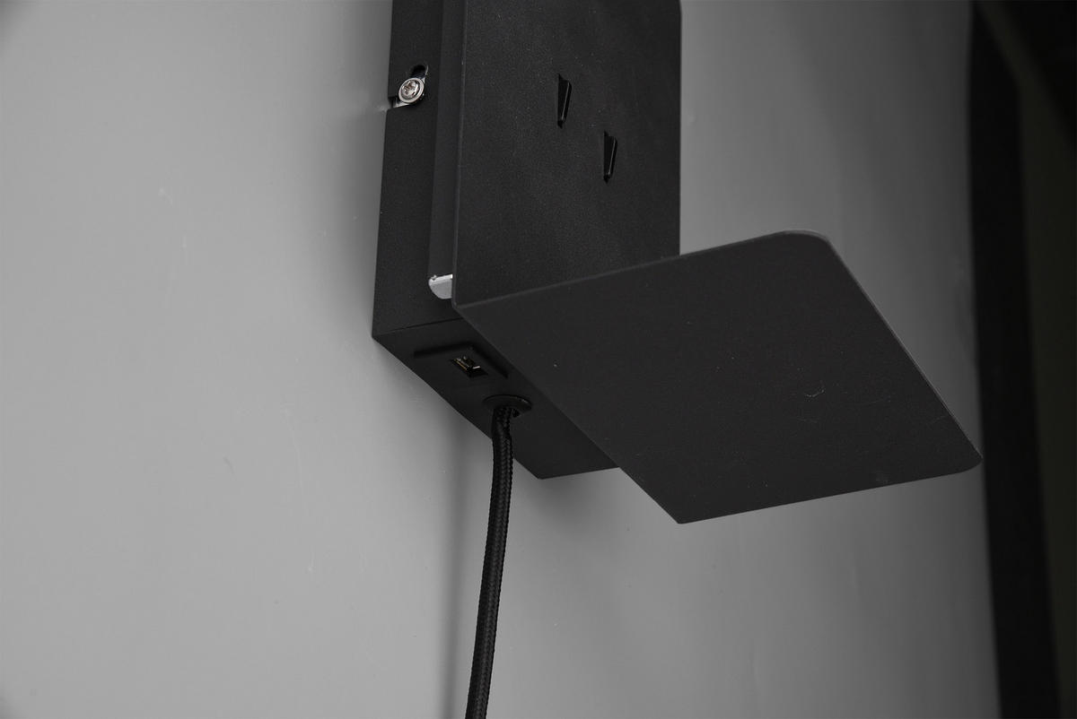 LED-WANDLEUCHTE - Schwarz, Basics, Metall (20/16/14cm) - Trio Leuchten