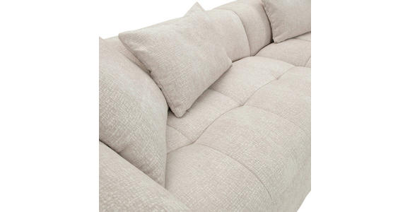 ECKSOFA Hellbraun Flachgewebe  - Hellbraun/Schwarz, KONVENTIONELL, Kunststoff/Textil (280/170cm) - Carryhome