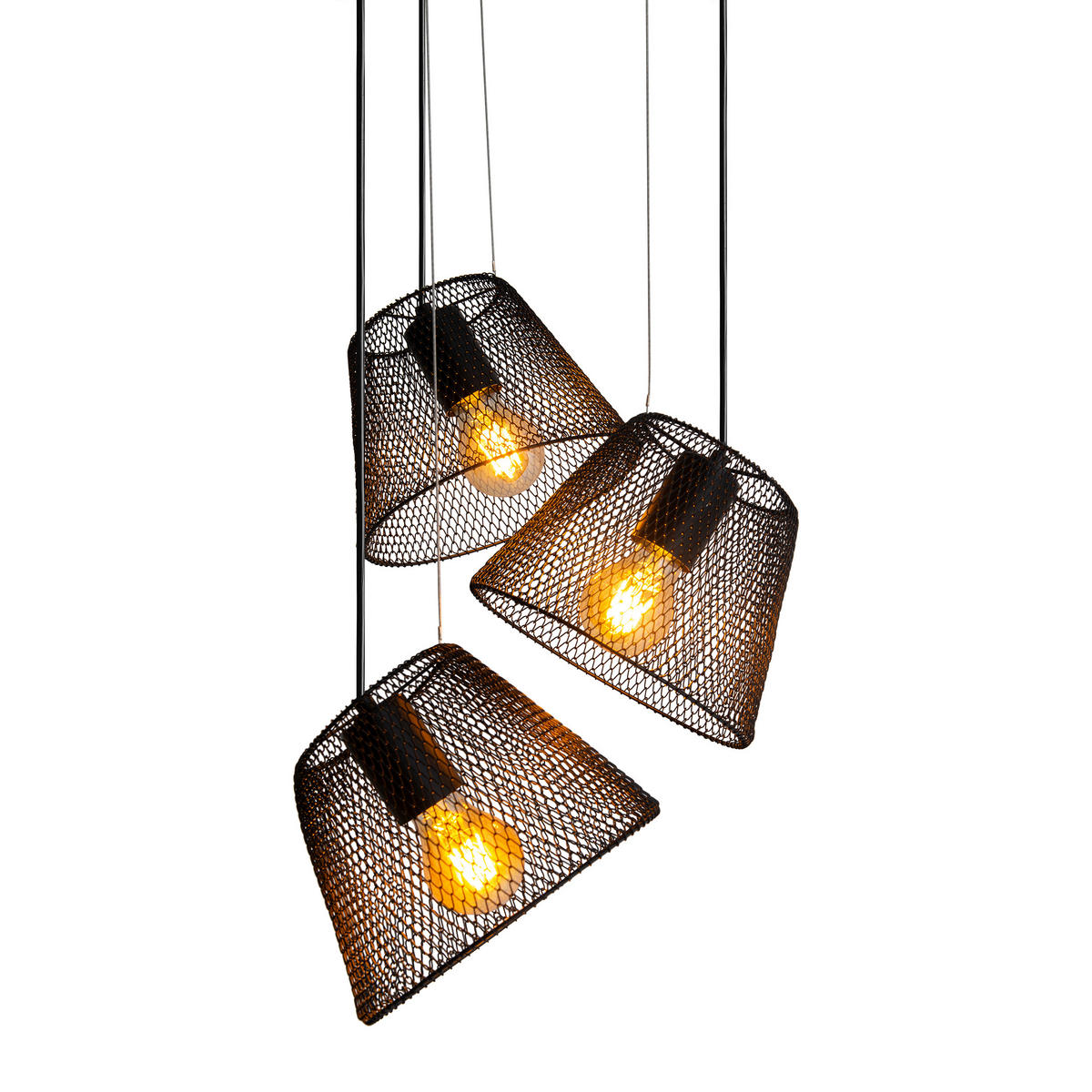 HÄNGELEUCHTE KORIE 20/120 cm   - Schwarz, Trend, Kunststoff/Metall (20/120cm) - Näve